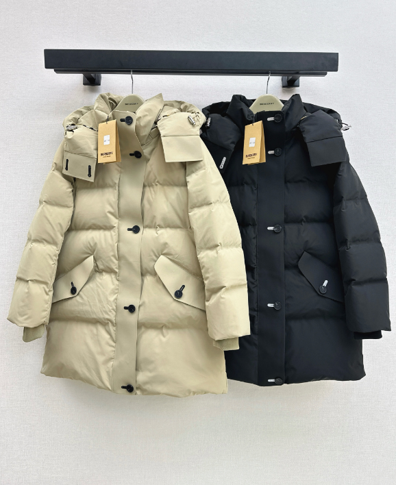 26 Fall/Winter Latest Hooded Mid-Length Down Jacket