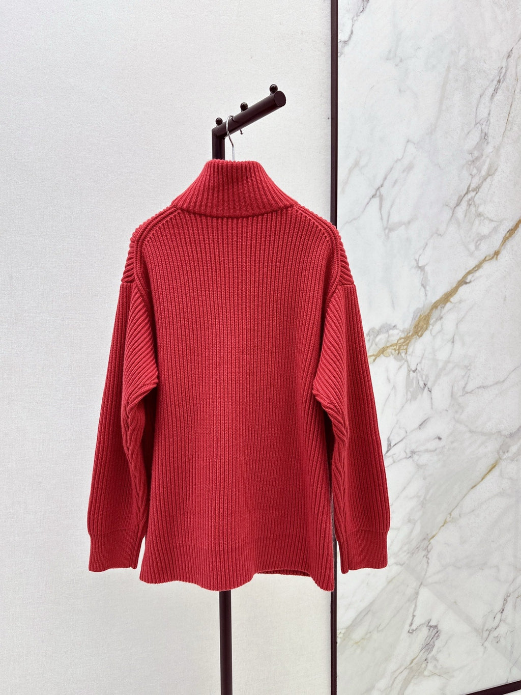Wool knitted jacket