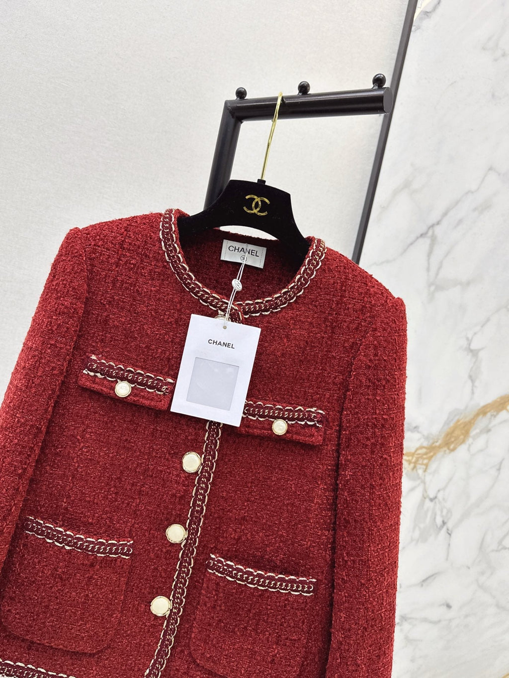 Four-pocket woven jacket