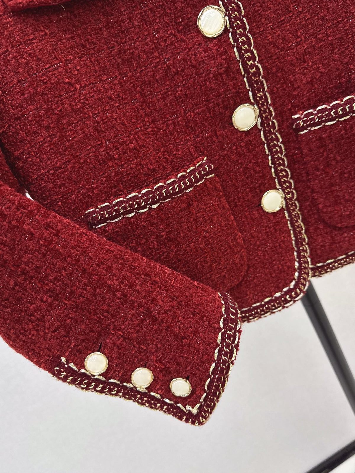 Four-pocket woven jacket
