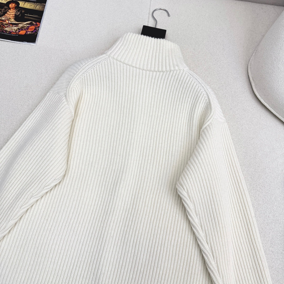 Pocket Wool Knit Cardigan