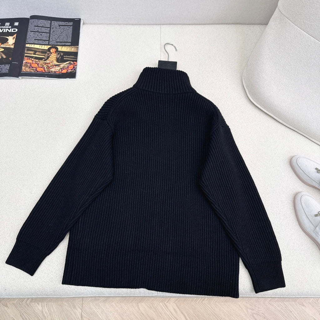 Pocket Wool Knit Cardigan