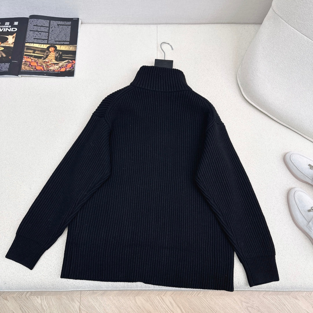 Pocket Wool Knit Cardigan
