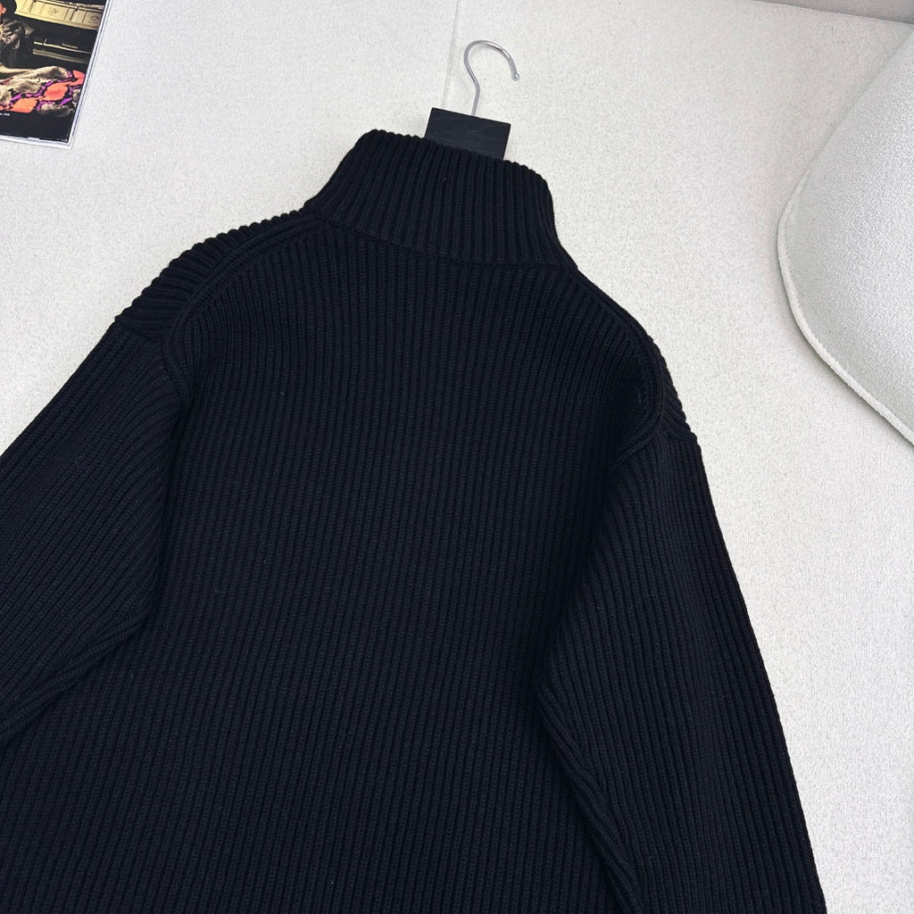 Pocket Wool Knit Cardigan