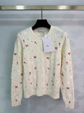 Cable-knit cardigan
