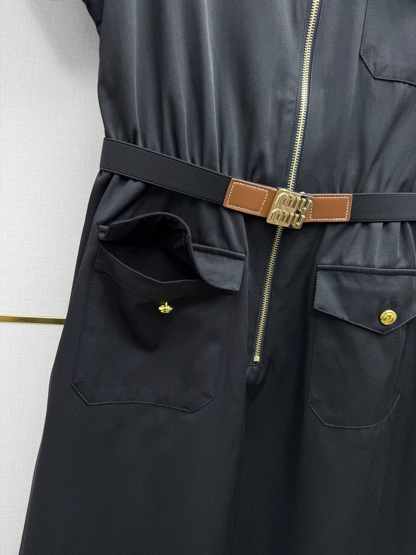 Workwear-style shirt dress