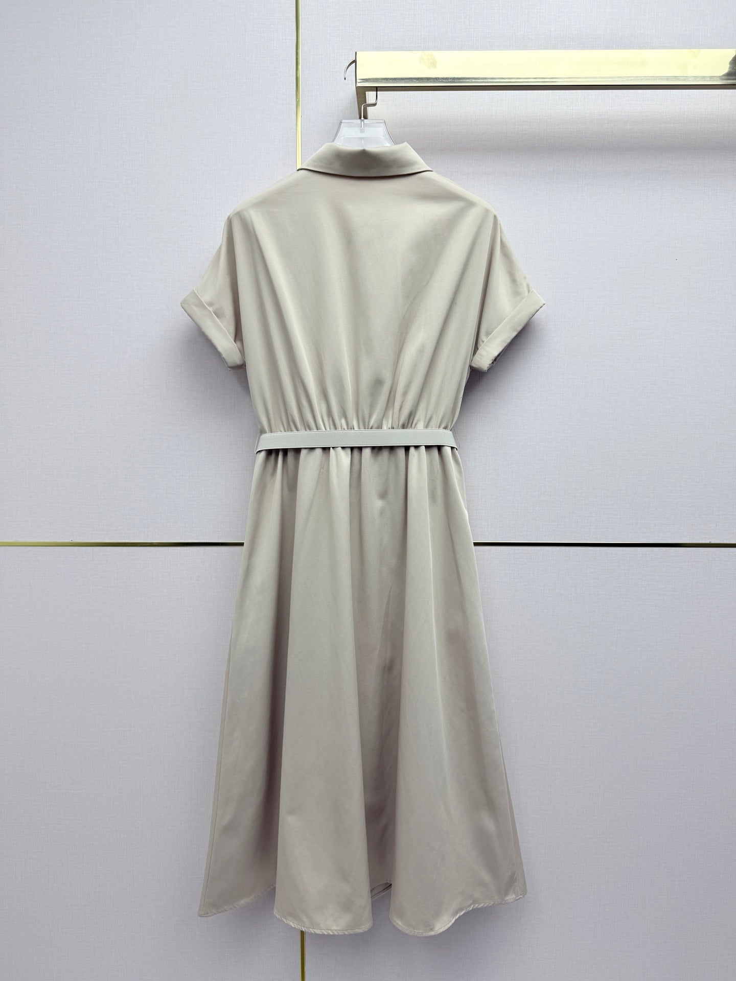 Workwear-style shirt dress