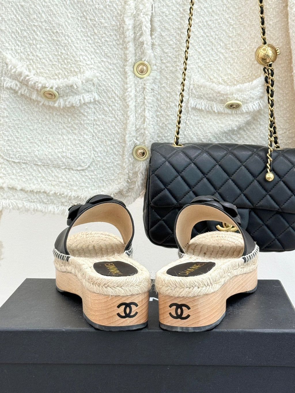 New Spring/Summer Hemp Rope Platform Slippers