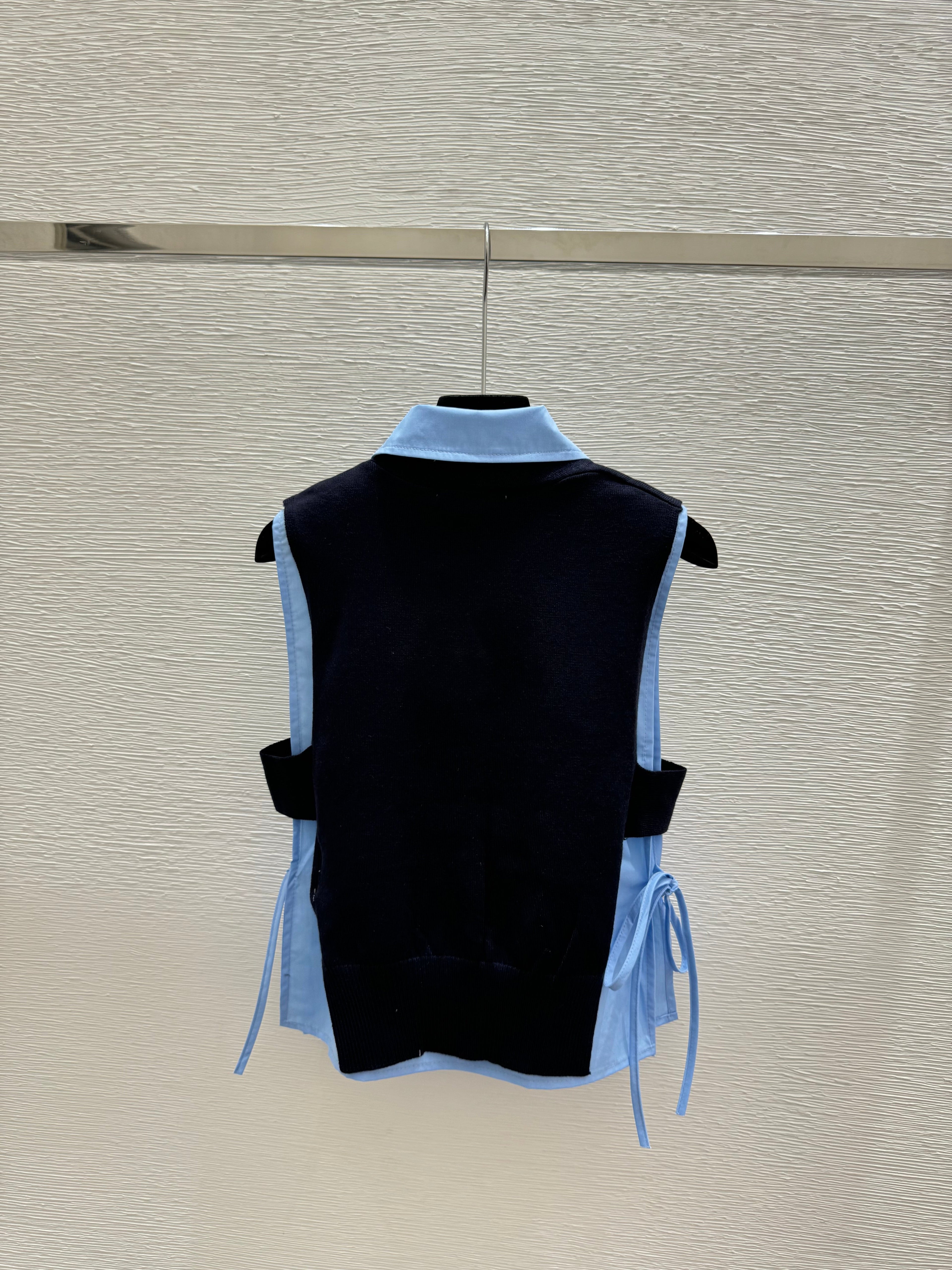 Knitted Vest Two-Piece Set