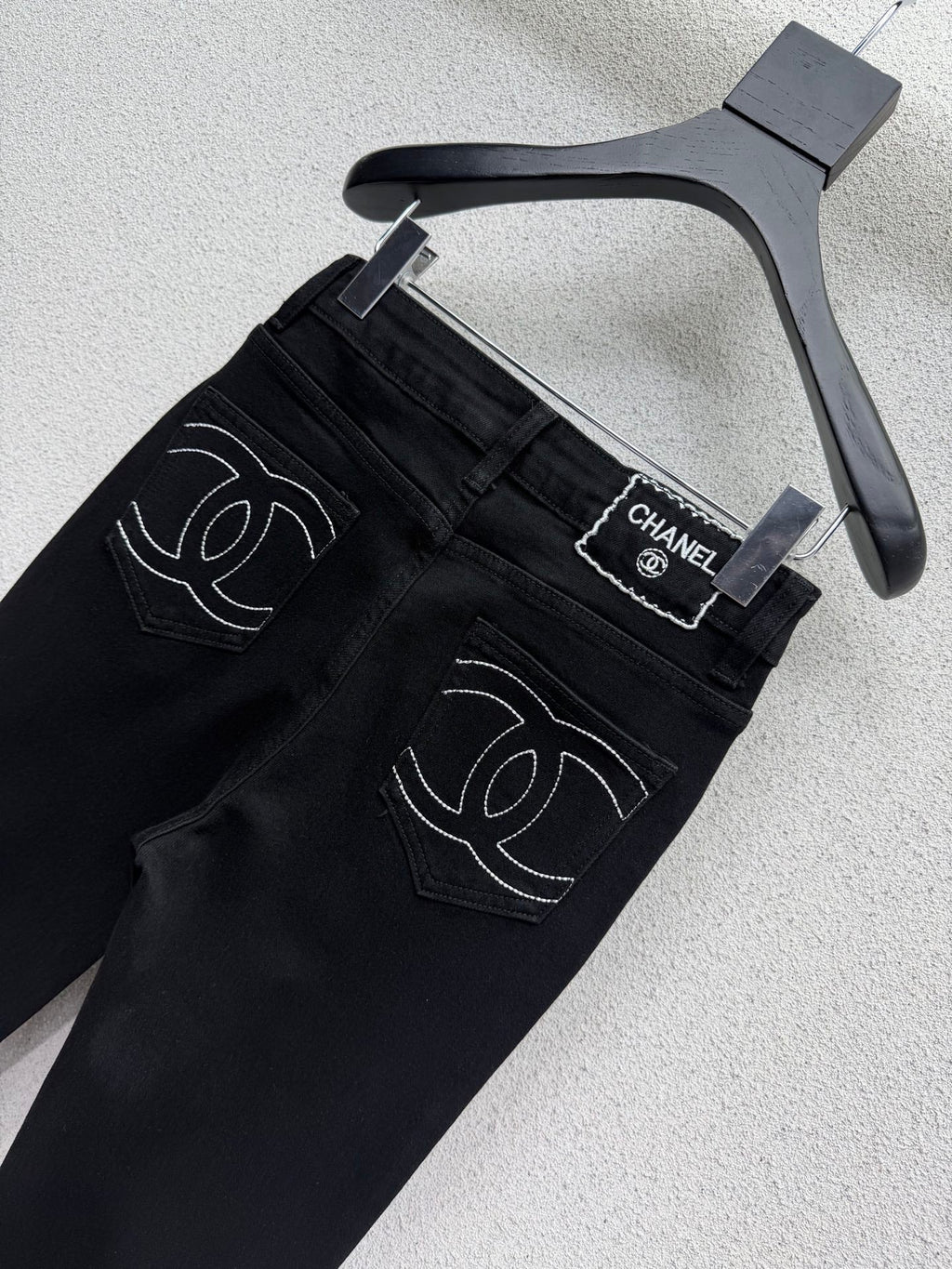 High-waisted stretch cropped cigarette pants