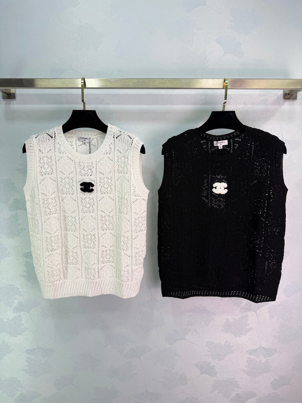 Openwork Knit Vest