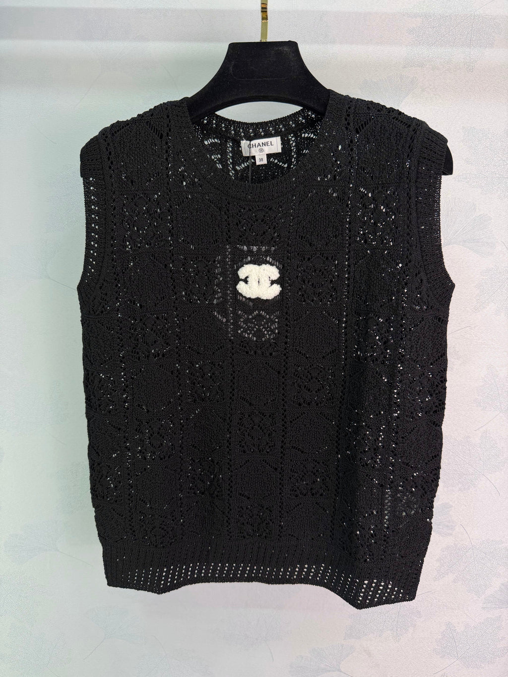 Openwork Knit Vest