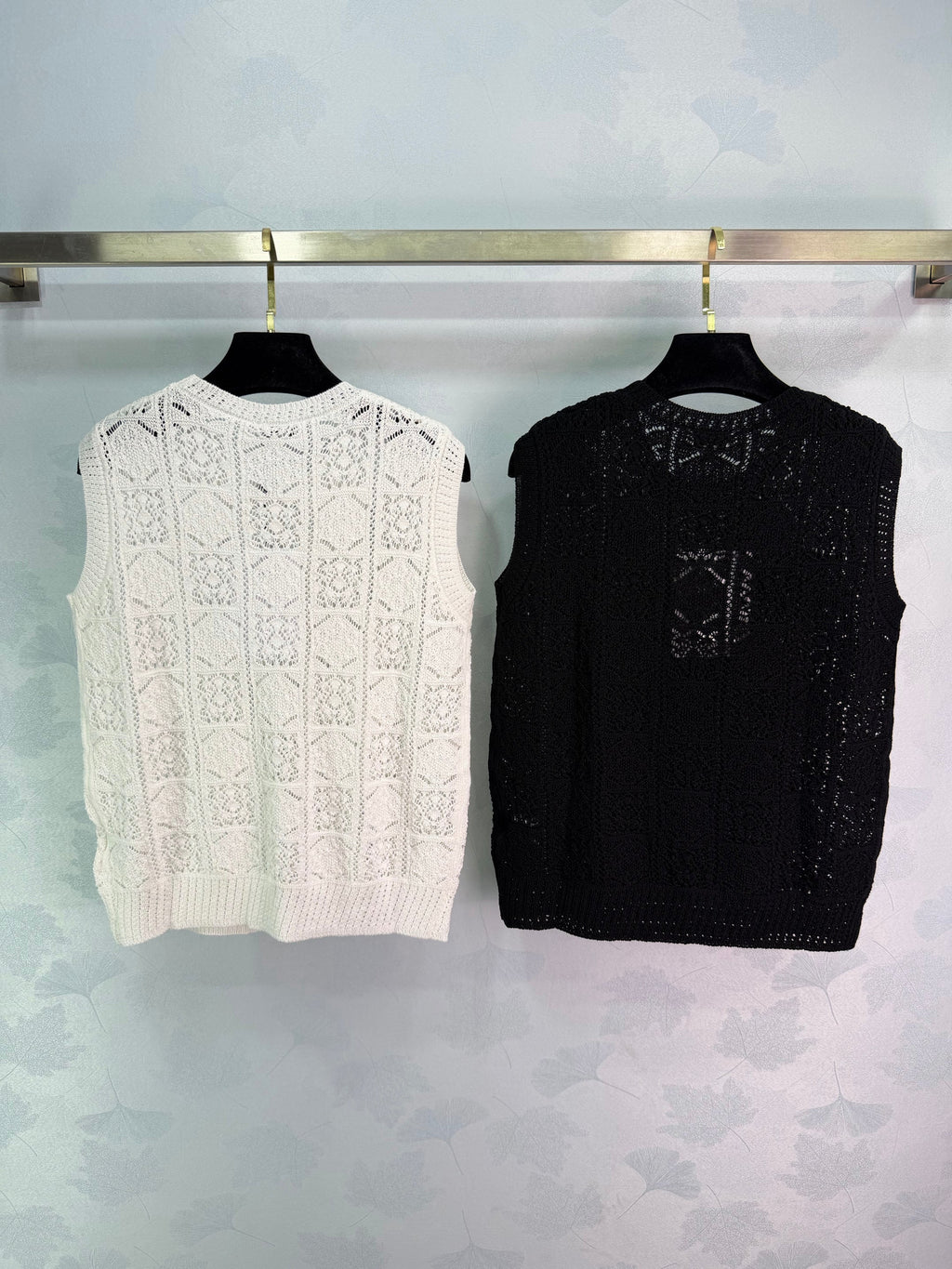 Openwork Knit Vest