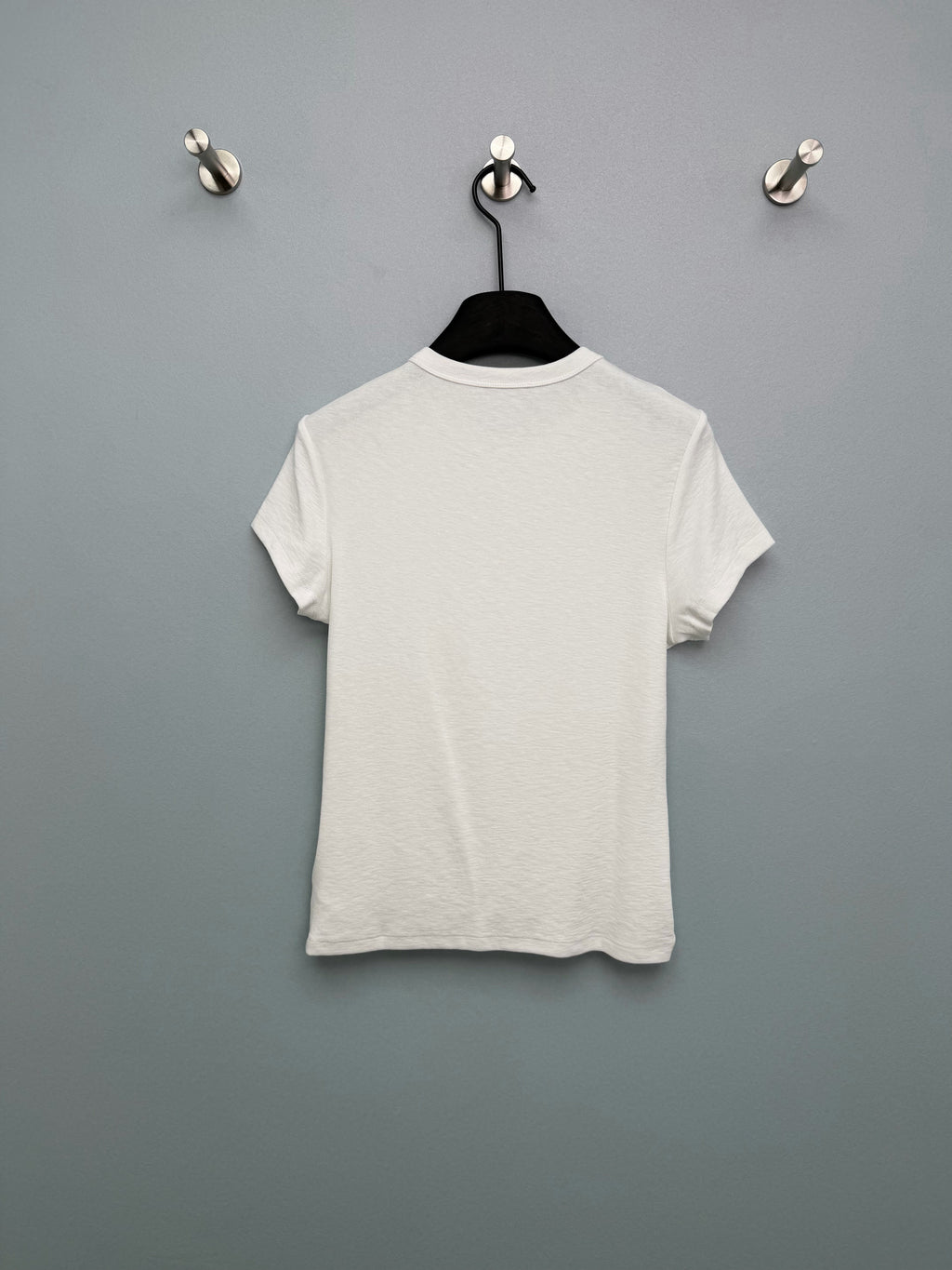 Jacquard Knit Short-Sleeve T-Shirt
