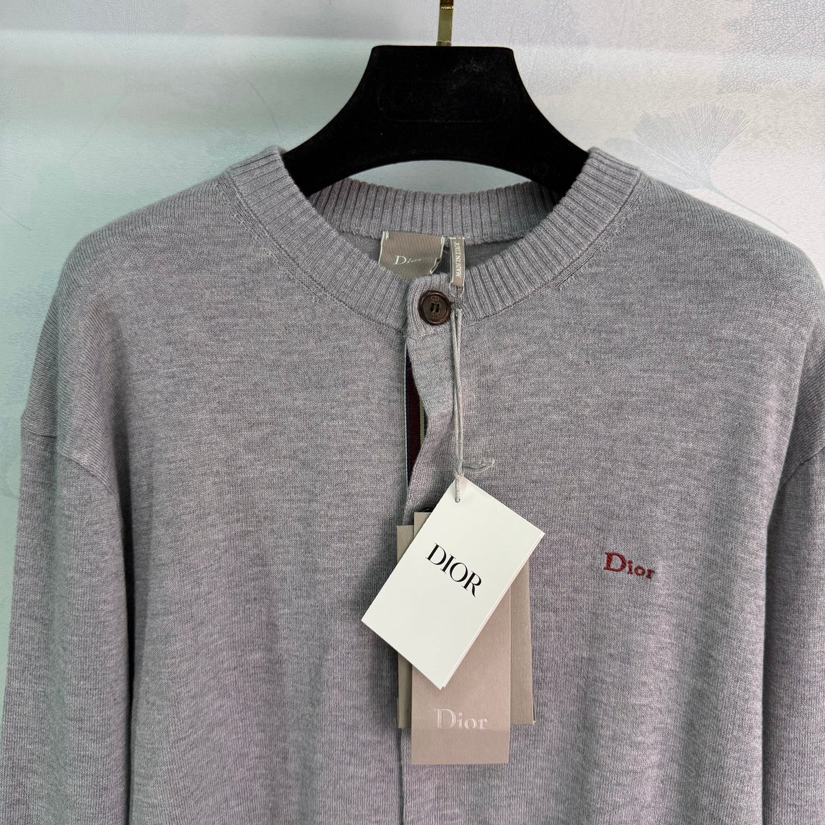 Grey Knit Cardigan