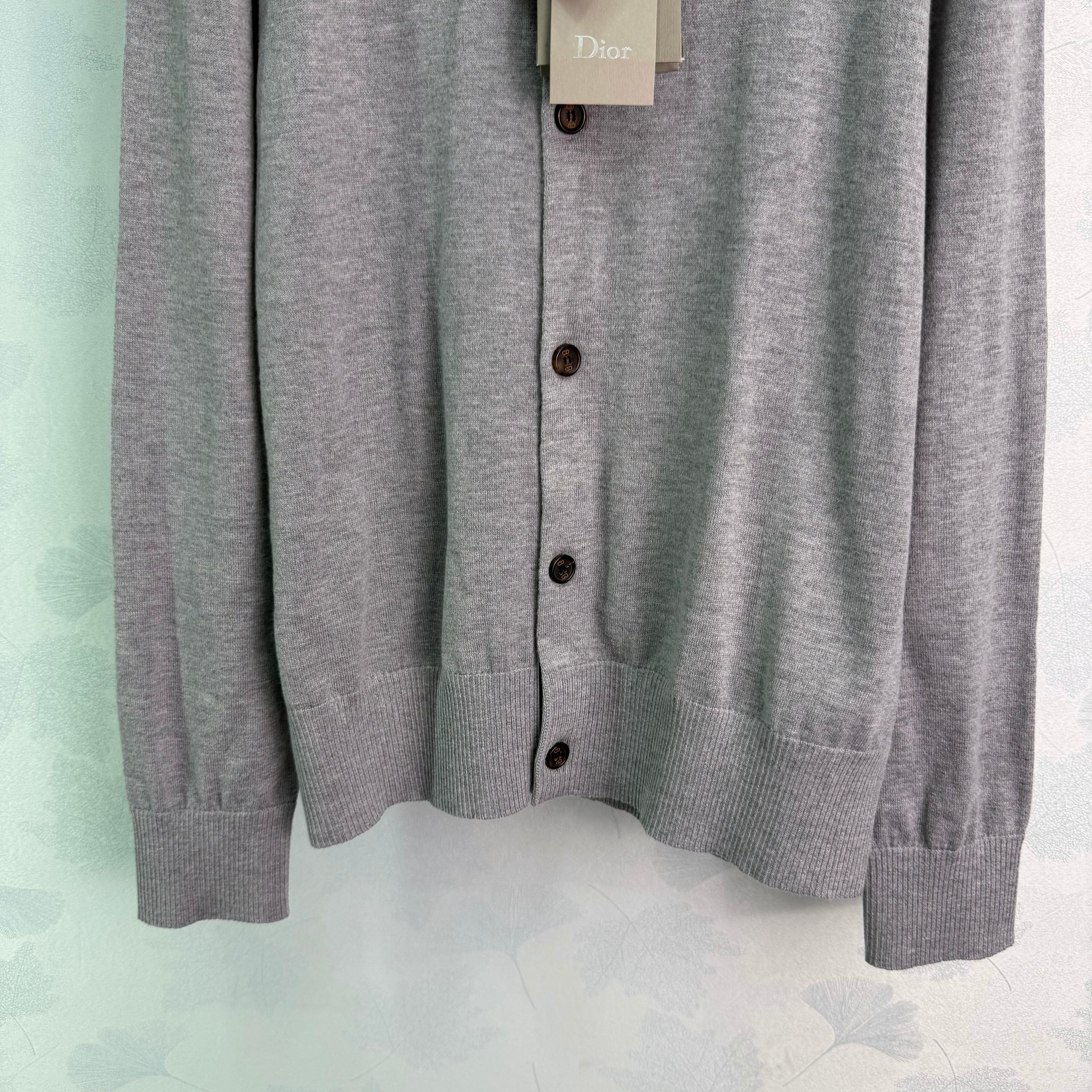 Grey Knit Cardigan