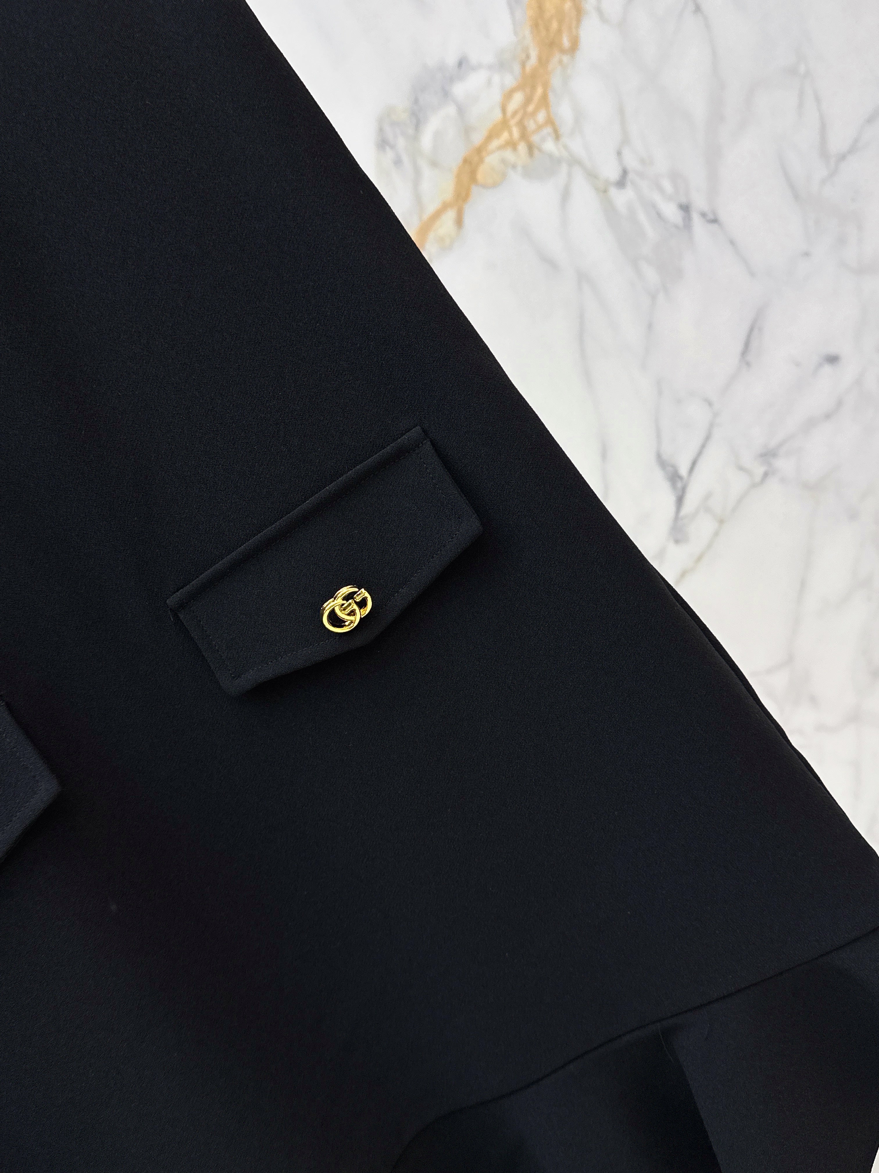 26SS — New Sleeveless Dress with Metal Buckle Decoration