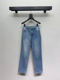 Straight-leg jeans