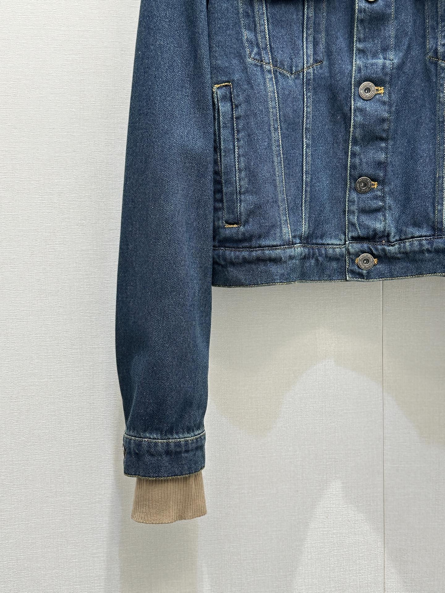 Collared Denim Jacket