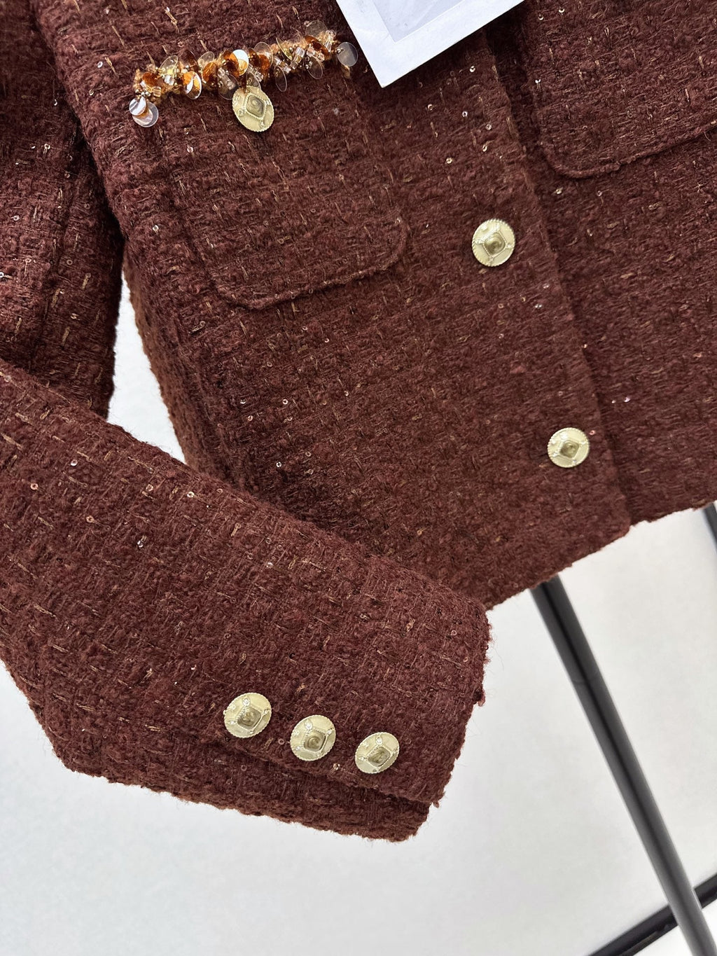 Chanel/Woven Tweed Jacket