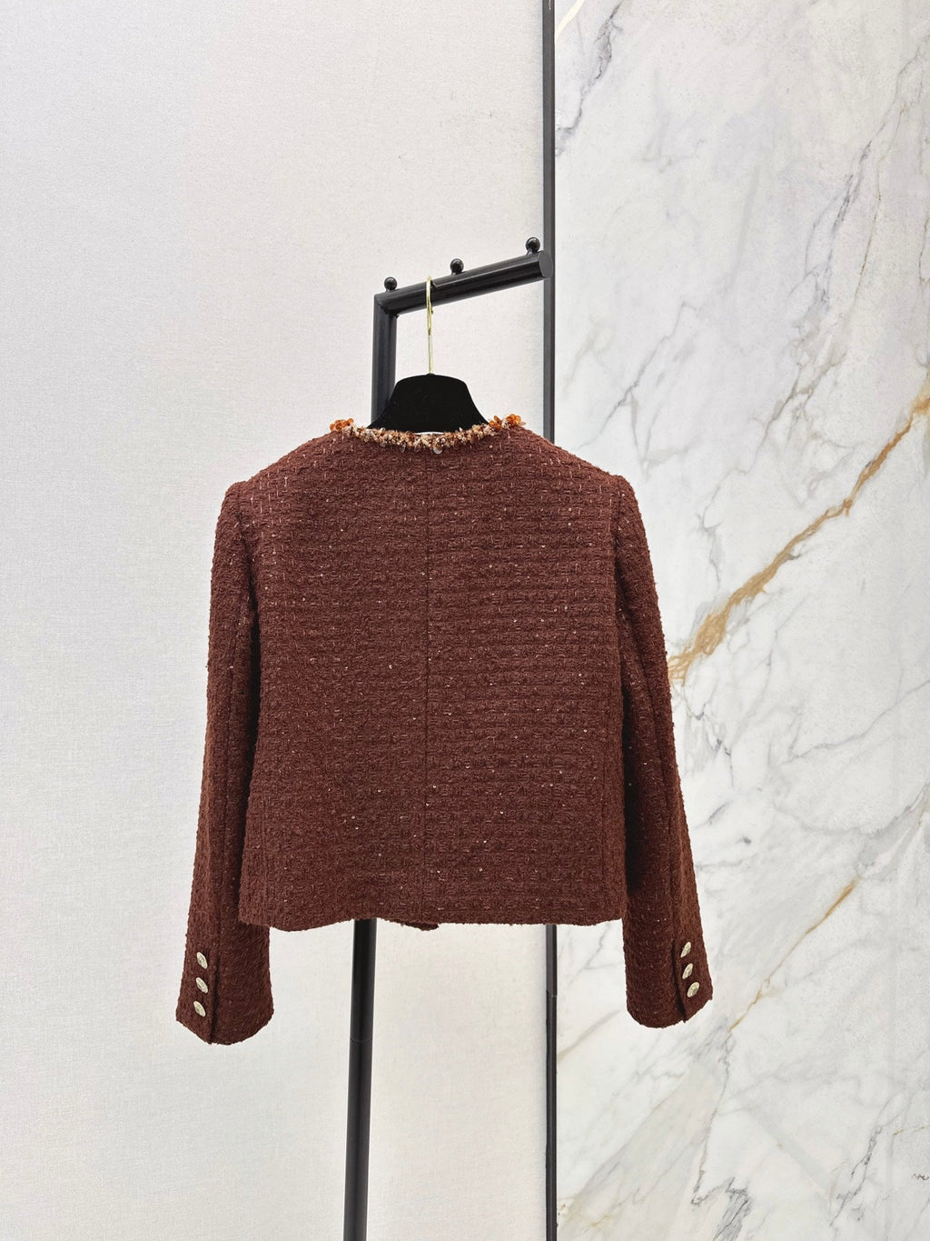 Chanel/Woven Tweed Jacket