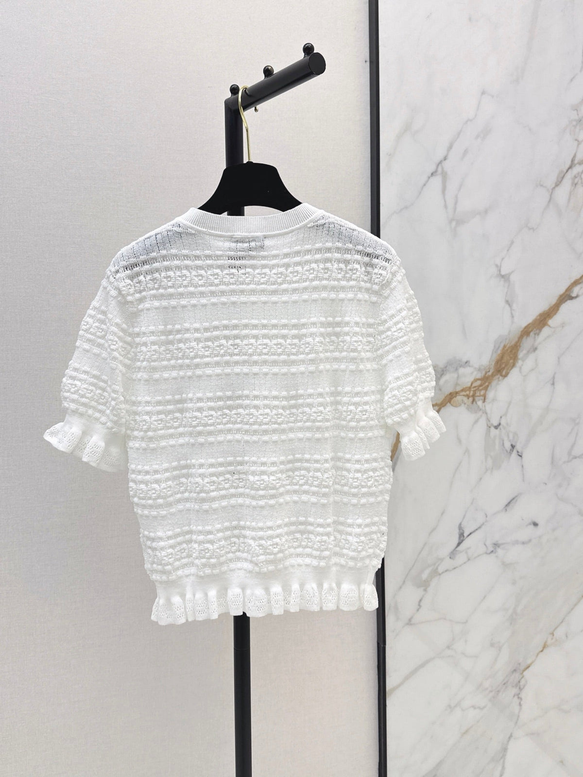 Chanel/Open-knit cardigan