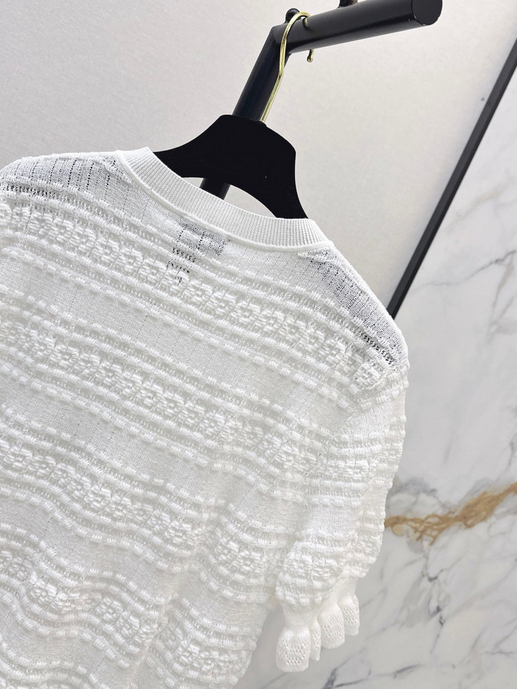 Chanel/Open-knit cardigan