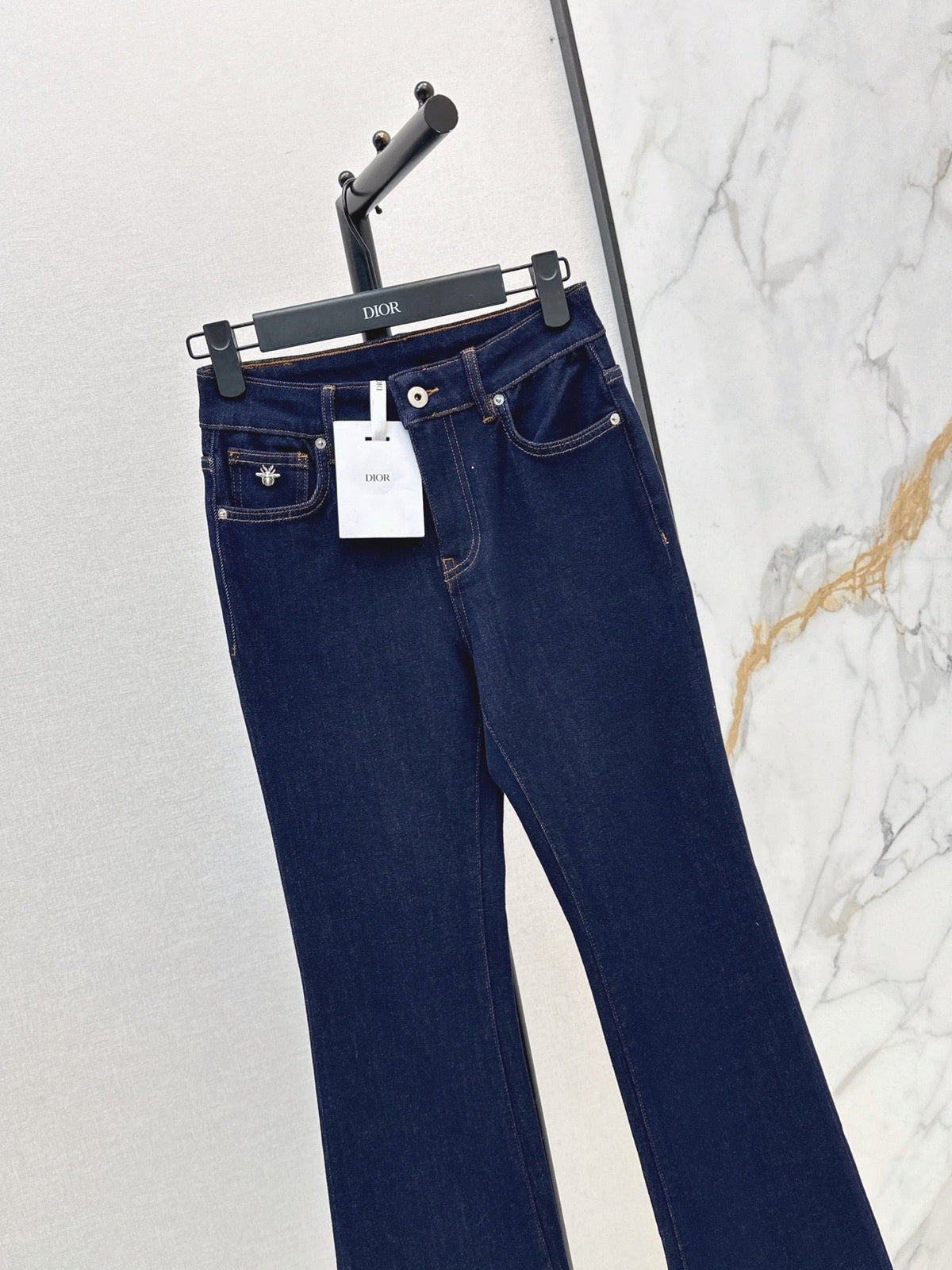 Slim-fit slight-flare jeans