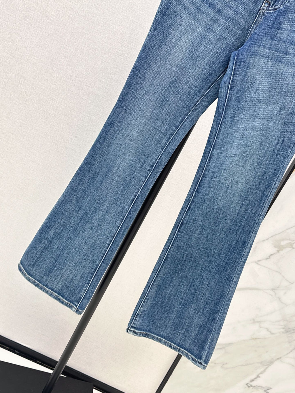 Slim-fit slight-flare jeans