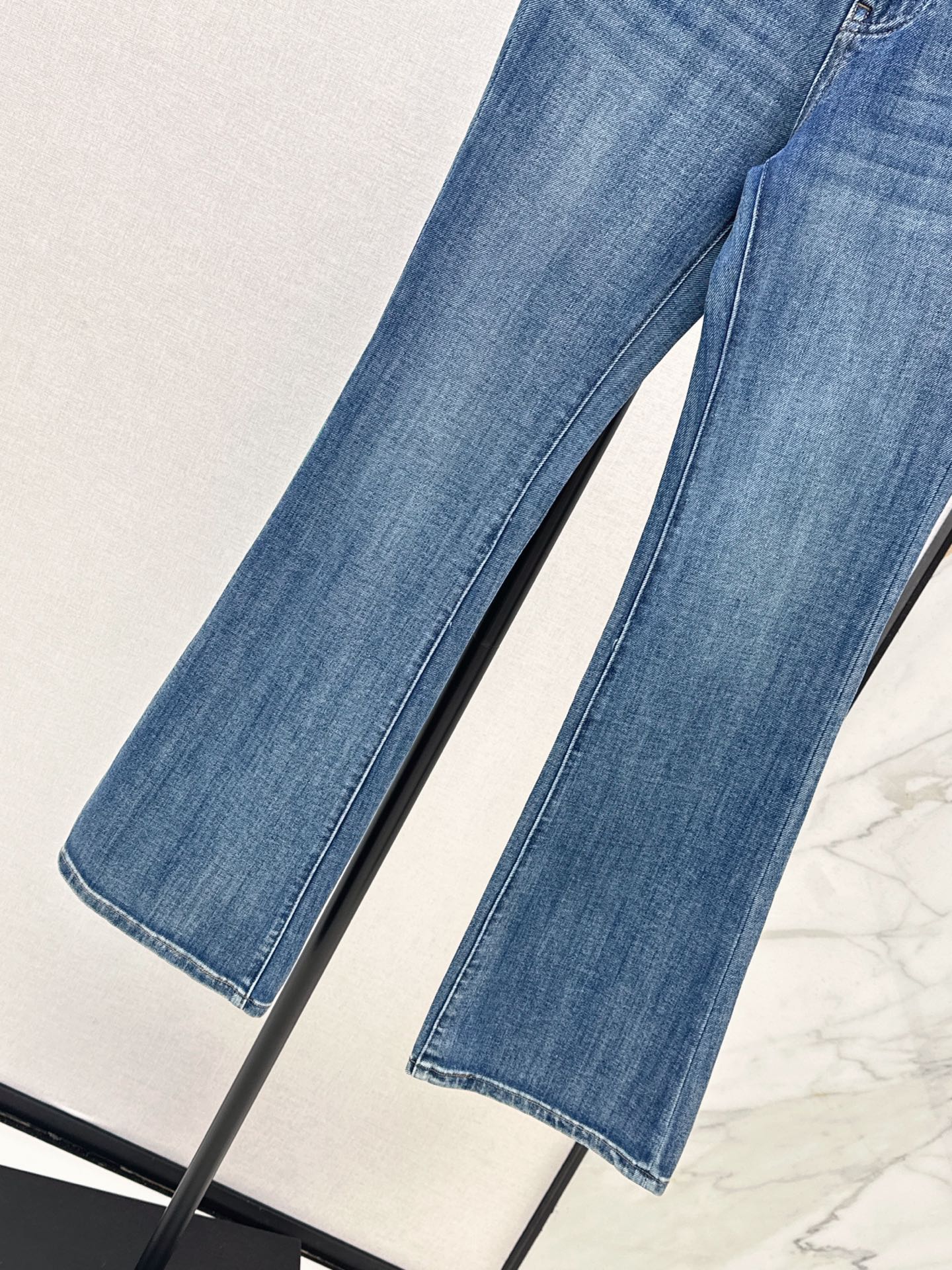 Slim-fit slight-flare jeans