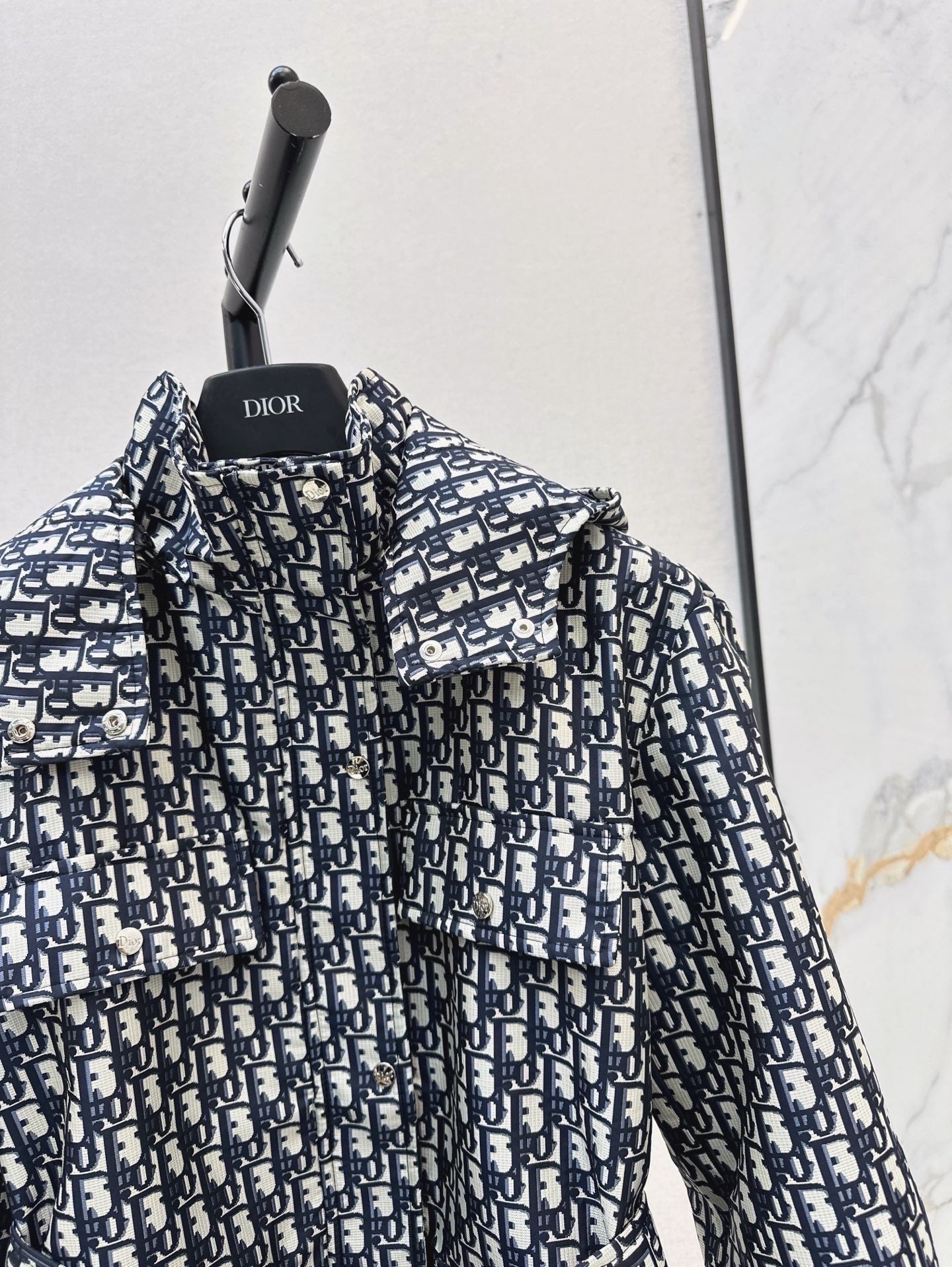 Hooded Mid-Length Jacket