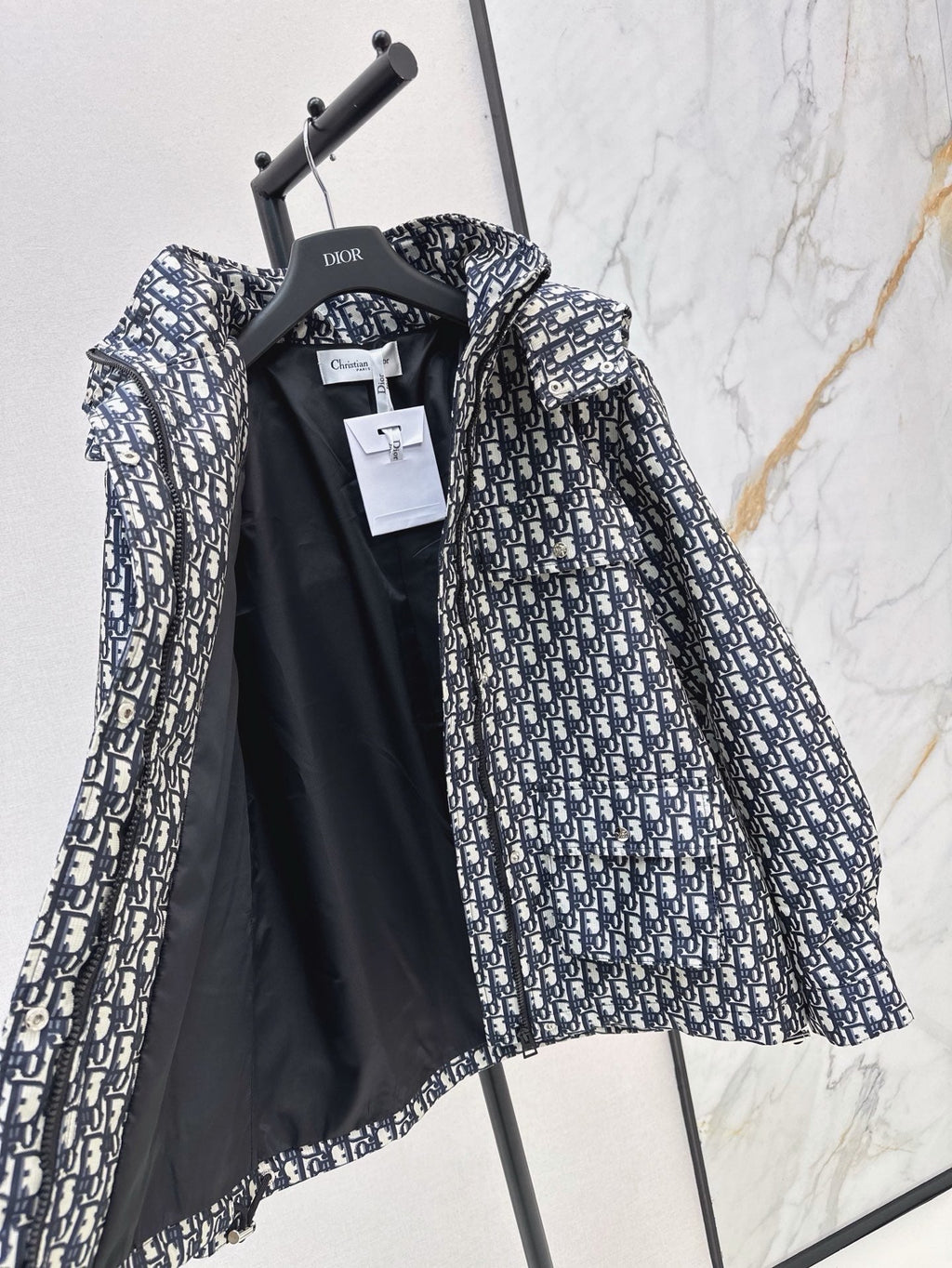 Hooded Mid-Length Jacket