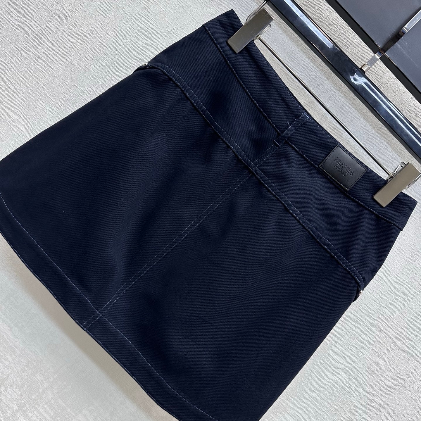 Hermès/26 New Denim Skirt