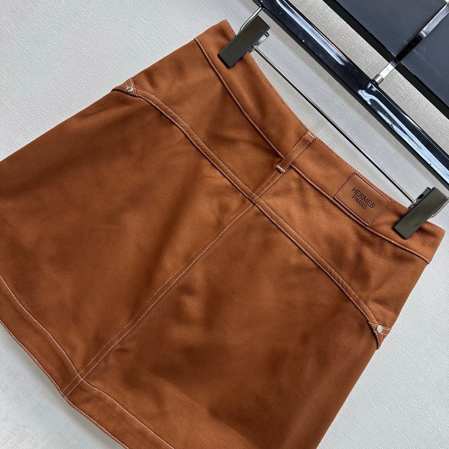 Hermès/26 New Denim Skirt
