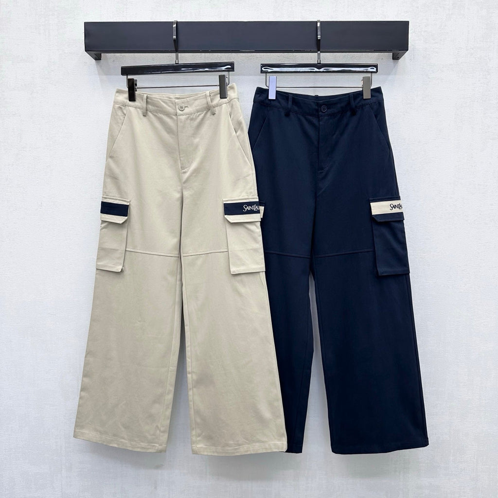 Yves Saint Laurent/26 New Workwear Wide-Leg Pants