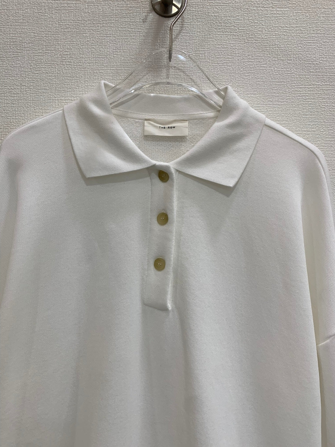 The Row/26 Button-Up Long Sleeve Sweatshirt