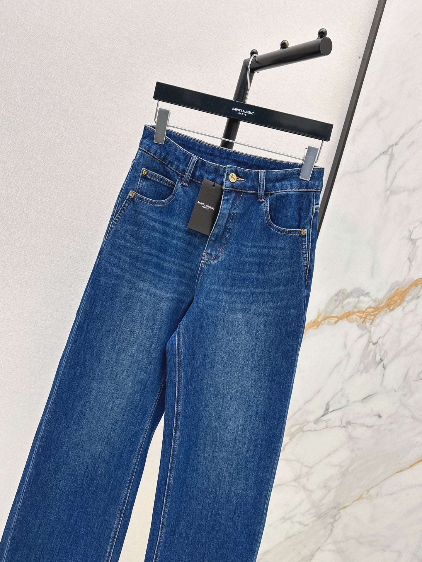 Yves Saint Laurent/26ss Early Autumn Latest Straight-Leg Jeans