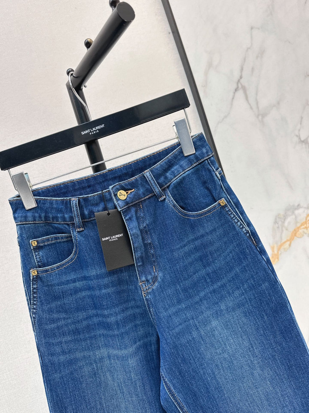 Yves Saint Laurent/26ss Early Autumn Latest Straight-Leg Jeans