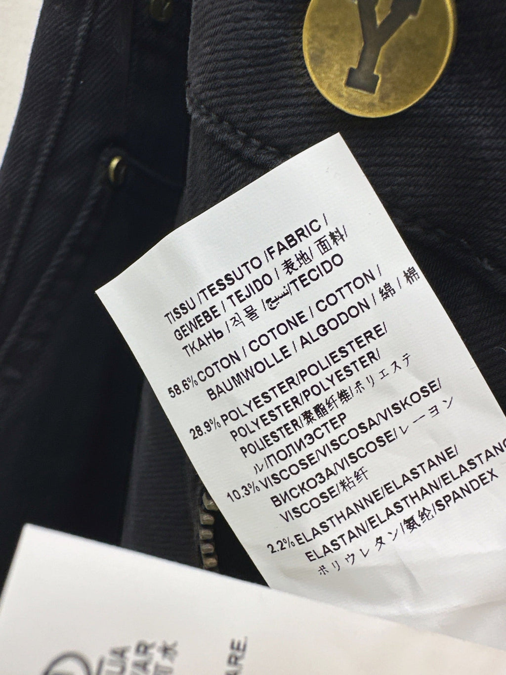 Yves Saint Laurent/26ss Early Autumn Latest Straight-Leg Jeans
