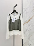 Chanel/26 Latest Two-Piece Set – Long Sleeve & Camisole