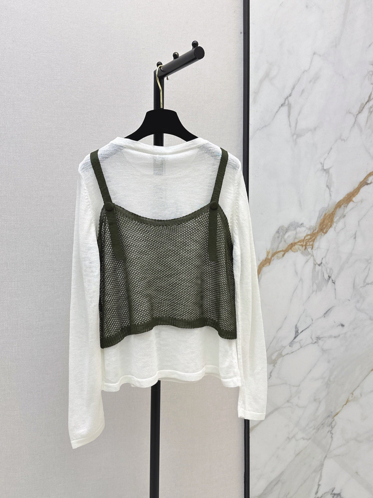 Chanel/26 Latest Two-Piece Set – Long Sleeve & Camisole