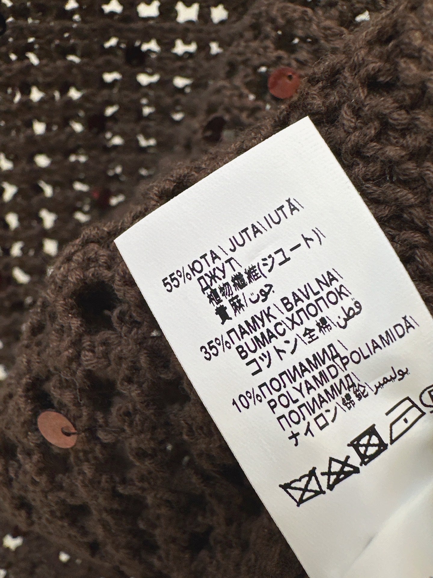 Brunello Cucinelli/ 26 Early Autumn New Hollow-Out Long Sleeve Knit