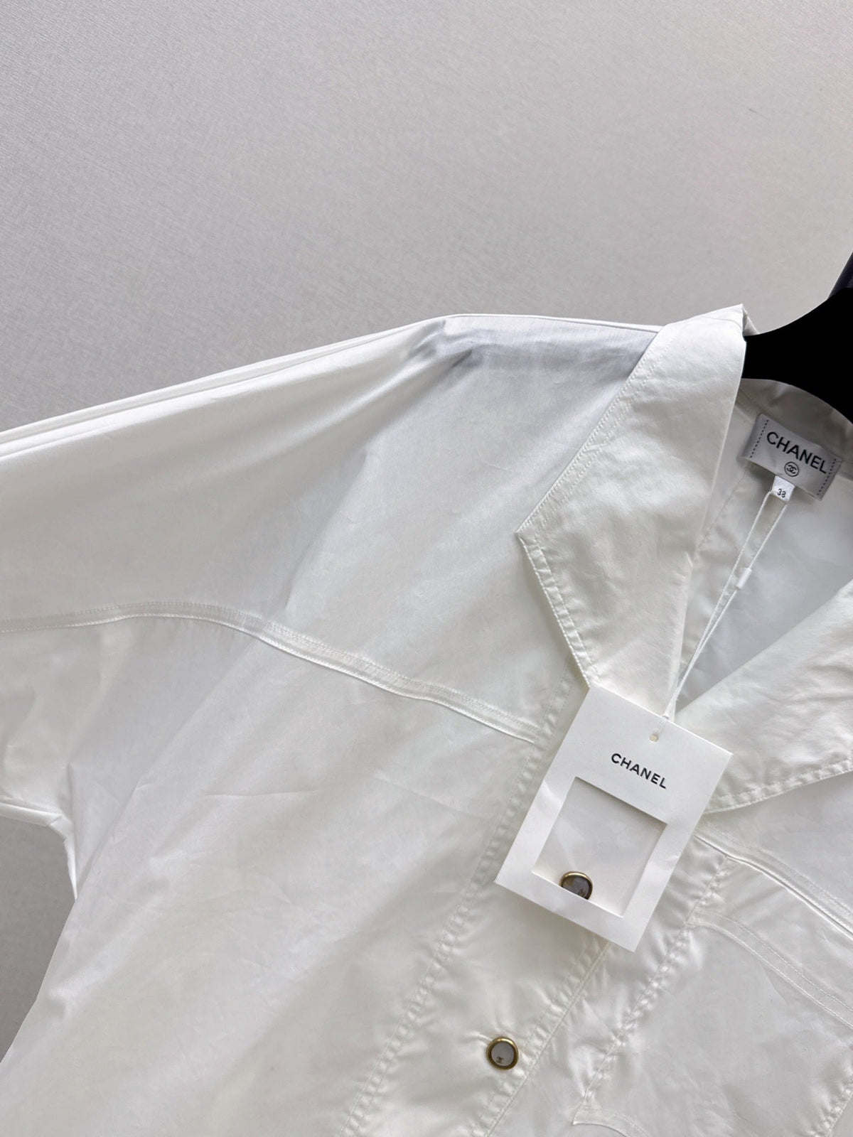 Long-Sleeve Collared Shirt
