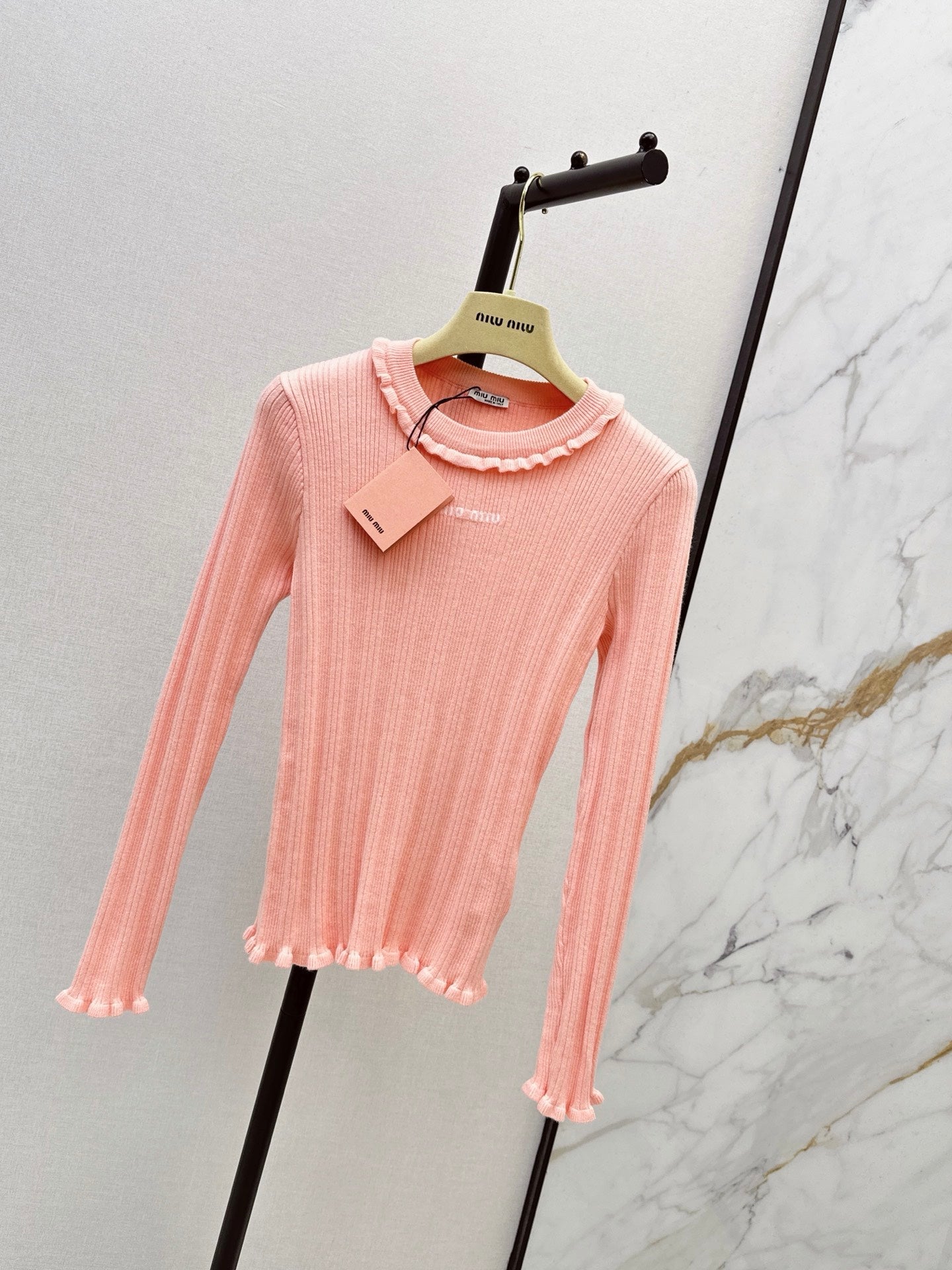 MiuMiu/26Ss Early Autumn Latest Knit Top