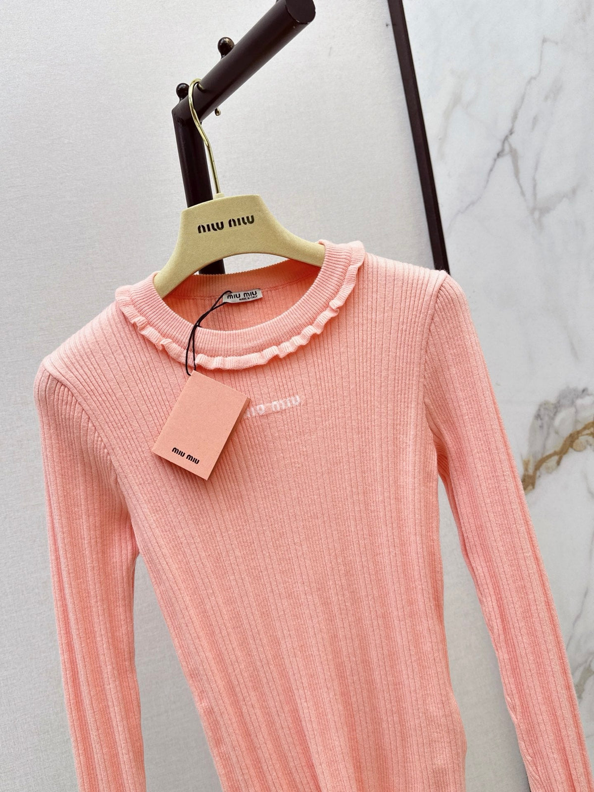 MiuMiu/26Ss Early Autumn Latest Knit Top