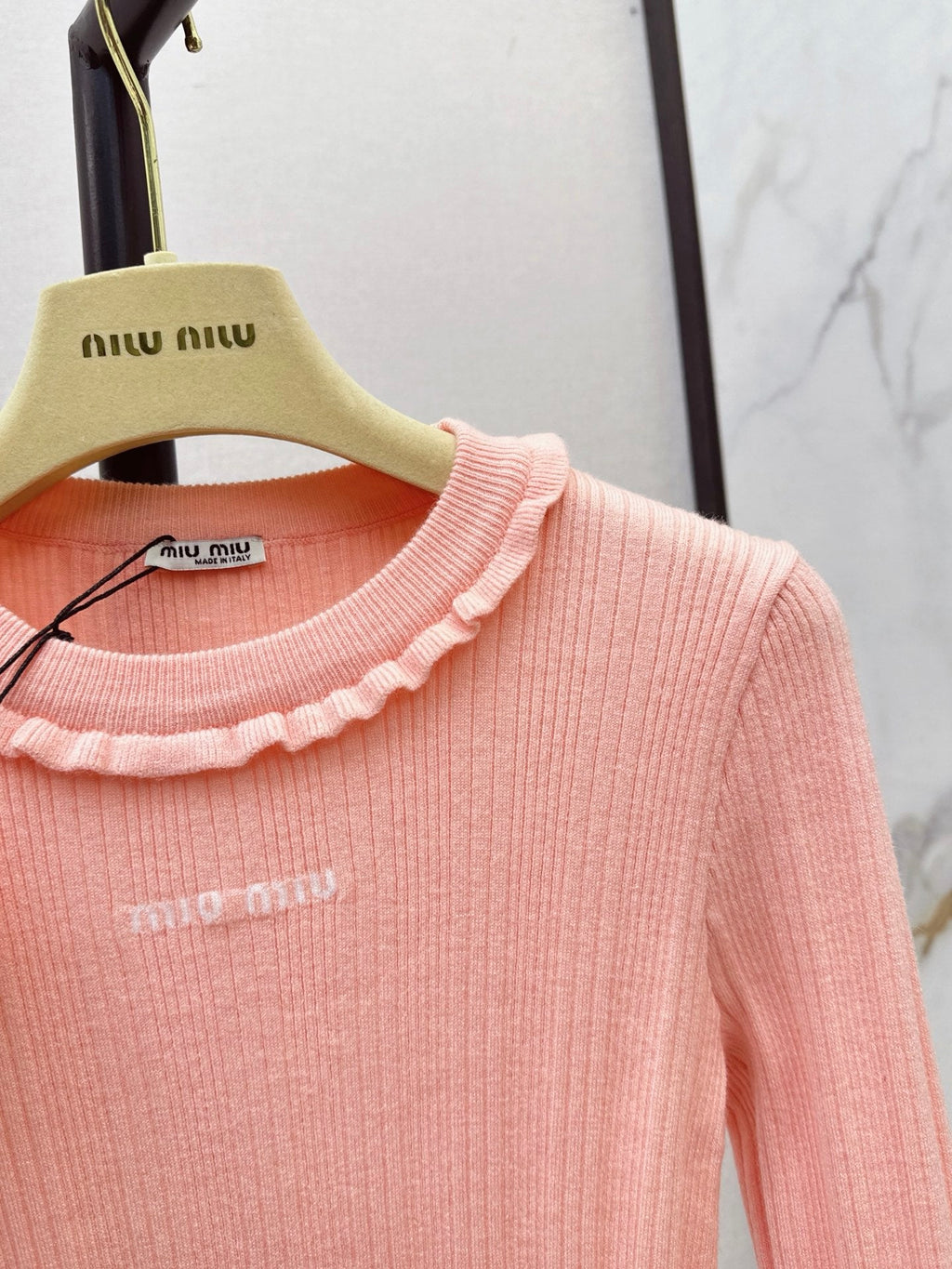 MiuMiu/26Ss Early Autumn Latest Knit Top