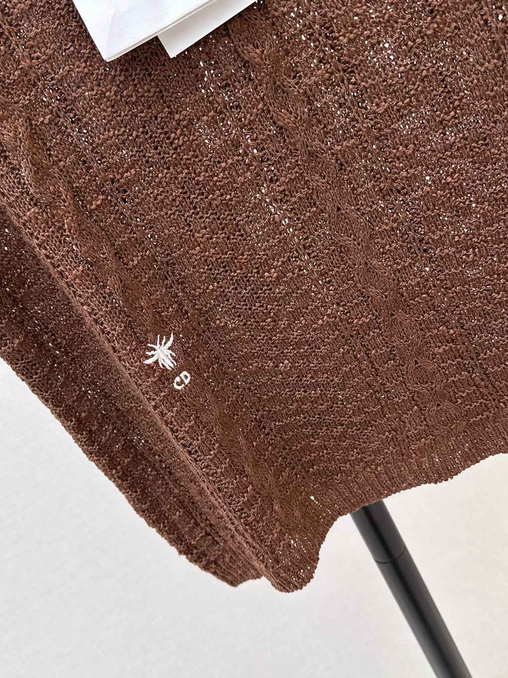Sleeveless Crew-Neck Knit Top
