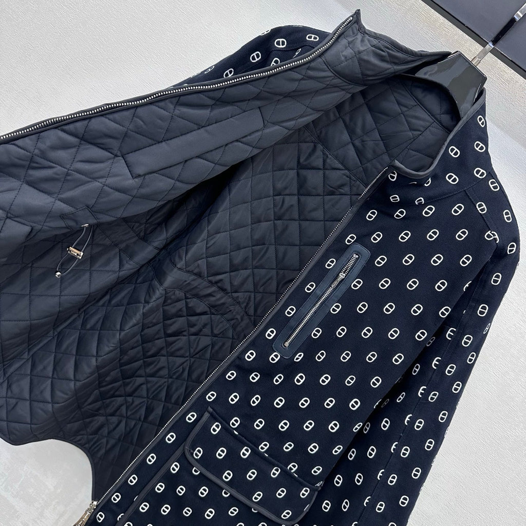 Hermès / 26 New Double-Sided Quilted Cotton Jacket
