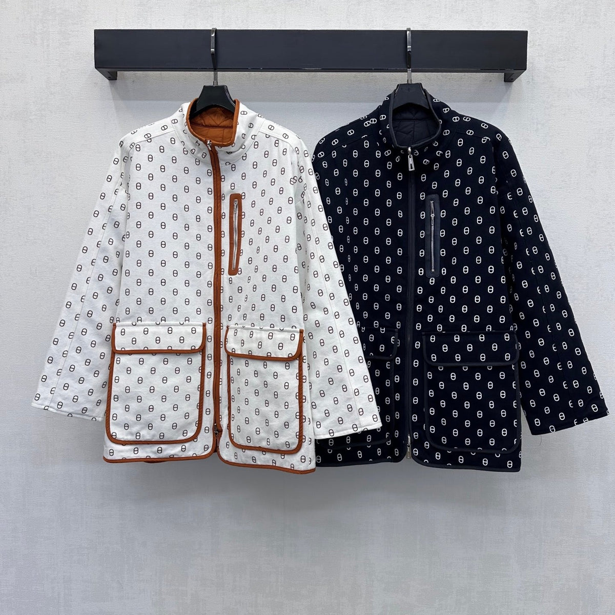 Hermès / 26 New Double-Sided Quilted Cotton Jacket