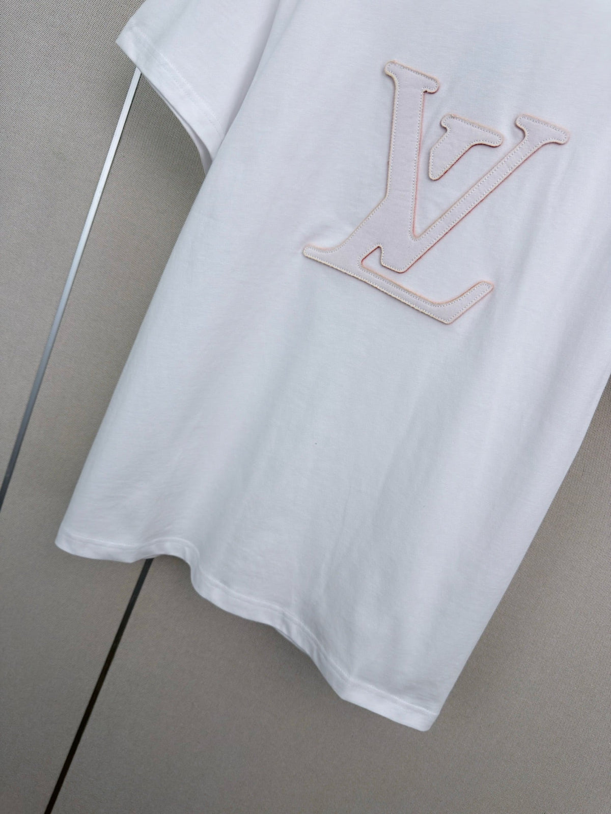 Letter-print crew-neck short-sleeve T-shirt